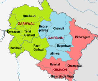 330px-Uttarakhand_Divisions_Map